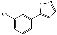 3-(异噻唑-5-基)苯胺 结构式