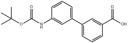 3'-((tert-Butoxycarbonyl)amino)-[1,1'-biphenyl]-3-carboxylicacid