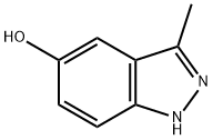 3-甲基-5-羟基-1H-吲唑 结构式