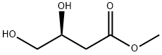 (S)-METHYL 3,4-DIHYDROXYBUTANOATE) 结构式