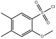 2-甲氧基-4,5-二甲基苯磺酰氯 结构式
