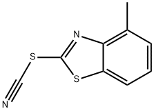 Thiocyanic acid, 4-methyl-2-benzothiazolyl ester (7CI) 结构式