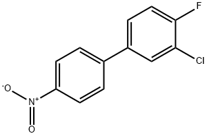 2-氯-1-氟-4-(4-硝基苯基)苯 结构式