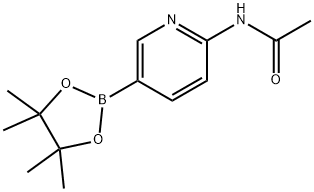 2-乙酰氨基吡啶-5-硼酸频哪醇酯 结构式