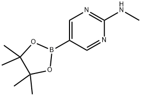 2-(甲基)氨基-5-硼酸酯 结构式