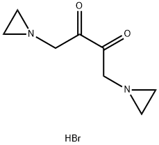 1,4-Bis(1-aziridinyl)-2,3-butanedione DihydrobroMide 结构式