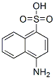 1-Naphthalenesulfonic acid, 4-amino-, diazotized, coupled with diazotized aniline and resorcinol  结构式