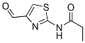 Propanamide,  N-(4-formyl-2-thiazolyl)- 结构式