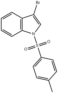 3-BROMO-1-(P-TOLUENESULFONYL)INDOLE 结构式