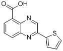 2-噻吩-2-基-喹喔啉-5-羧酸 结构式