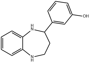 3-(2,3,4,5-TETRAHYDRO-1H-BENZO[B][1,4]DIAZEPIN-2-YL)-PHENOL 结构式