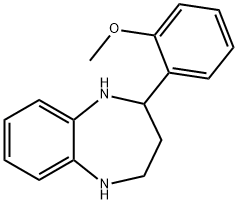 2-(2-METHOXY-PHENYL)-2,3,4,5-TETRAHYDRO-1H-BENZO[B][1,4]DIAZEPINE 结构式