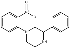 1-(2-硝基苯基)-3-苯基哌嗪 结构式
