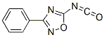 Isocyanic acid, 3-phenyl-1,2,4-oxadiazol-5-yl ester (7CI) 结构式