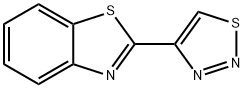 Benzothiazole, 2-(1,2,3-thiadiazol-4-yl)- (7CI) 结构式