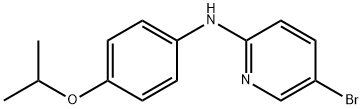 (5-Bromo-pyridin-2-yl)-(4-isopropoxy-phenyl)-amine 结构式