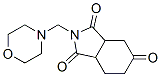 1H-Isoindole-1,3,5(2H,4H)-trione,  tetrahydro-2-(4-morpholinylmethyl)- 结构式