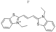 3,3'-二乙基噻碳菁碘化物 结构式