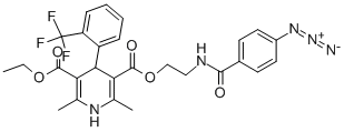 化合物 AZIDOPINE 结构式