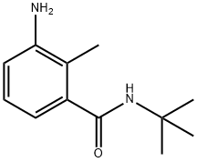 3-amino-N-(tert-butyl)-2-methylbenzamide 结构式