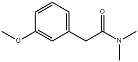 2-(3-METHOXY-PHENYL)-N,N-DIMETHYL-ACETAMIDE 结构式