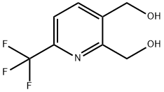 (6-(trifluoroMethyl)pyridine-2,3-diyl)diMethanol 结构式