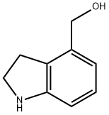 (吲哚-4-基)甲醇 结构式