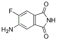 5-氨基-6-氟异吲哚啉-1,3-二酮 结构式