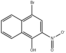 4-溴-2-硝基萘-1-醇 结构式