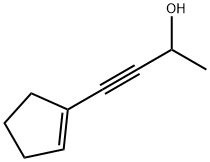 3-Butyn-2-ol, 4-(1-cyclopenten-1-yl)- (7CI) 结构式