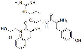 tyrosyl-arginyl-phenylalanyl-glycine 结构式