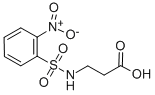 3-(2-NITRO-BENZENESULFONYLAMINO)-PROPIONIC ACID 结构式