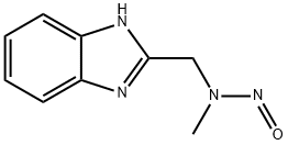 Benzimidazole, 2-[(methylnitrosamino)methyl]- (7CI) 结构式