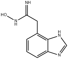 4-Benzimidazoleacetamidoxime(7CI) 结构式