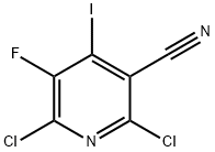 2,6-二氯-5-氟-4-碘烟腈 结构式