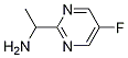 1-(5-氟嘧啶-2-基)乙胺 结构式