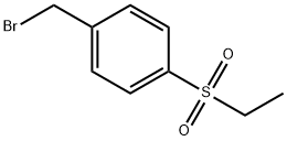 1-(BROMOMETHYL)-4-(ETHYLSULFONYL)BENZENE 结构式