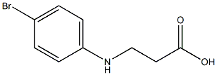 3-((4-溴苯基)氨基)丙酸 结构式