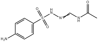 N-[[[(4-aminophenyl)sulphonyl]amino]iminomethyl]acetamide  结构式