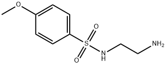 N-(2-氨基乙基)-4-甲氧基苯磺酰胺 结构式