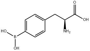 4-硼基-DL-苯丙氨酸 结构式