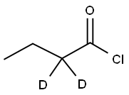 BUTYRYL-2,2-D2 CHLORIDE 结构式
