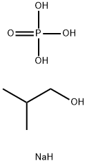 Phosphoric acid, 2-methylpropyl ester, sodium salt  结构式