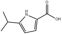 PYRROLE-2-CARBOXYLIC ACID, 5-ISOPROPYL- (7CI) 结构式