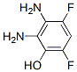 Phenol,  2,3-diamino-4,6-difluoro- 结构式