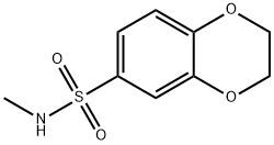 N-甲基-2,3-二氢-1,4-苯并二噁英-6-磺酰胺 结构式