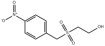 Ethanol, 2-[[(4-nitrophenyl)methyl]sulfonyl]- 结构式