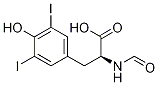 (S)-2-甲酰-3-(4-羟基-3,5-二碘苯基)丙酸 结构式