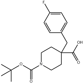 1-(tert-Butoxycarbonyl)-4-(4-fluorobenzyl)piperidine-4-carboxylicacid