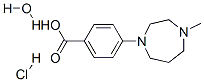 4-(4-METHYLPERHYDRO-1,4-DIAZEPIN-1-YL)BENZOIC ACID HYDROCHLORIDE HYDRATE 95+% 结构式